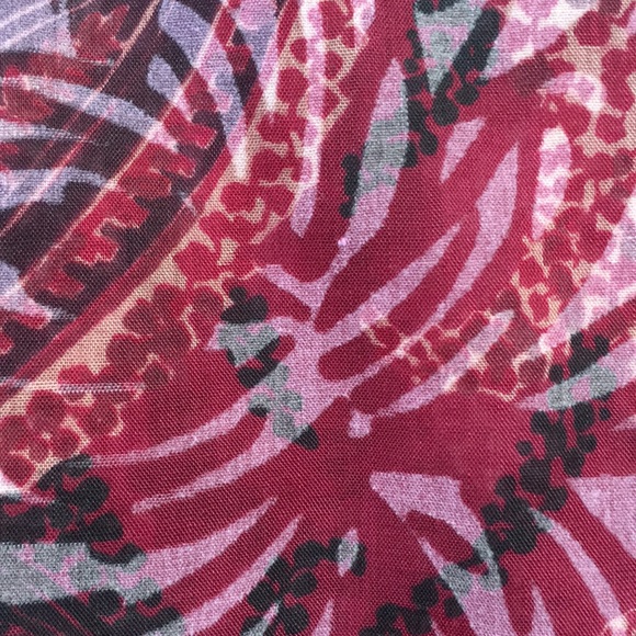 COLDWATER CREEK Gauzy Summer Wrinkle Resistant Fabric Abstract Floral Design - Picture 12 of 15